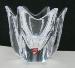 Orrefors авторский хрусталь вазочка Тюльпан (Y500)