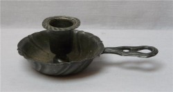 Подсвечник с блюдцем старинный (L268)