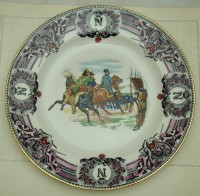 Boch Freres La Louviere тарелка винтажная Наполеон (M636)