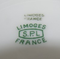 Limoges тарелочки десертные старинные? 3 шт. (M831)