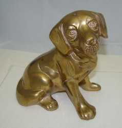 Статуэтка большая винтажная Собака (N119)