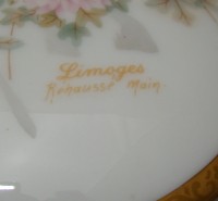 Limoges шкатулка фарфоровая винтажная (M539)
