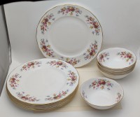 Gainsborough винтажный английский фарфор 12 предметов (A922)