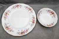 Gainsborough винтажный английский фарфор 12 предметов (A922)