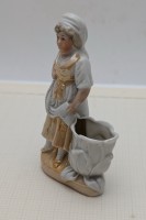 Статуэтка старинная с вазочкой карандашницей (B021)