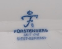 F?rstenberg винтажное фарфоровое блюдо (B117)
