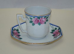 Limoges кофейная пара старинная (W914)