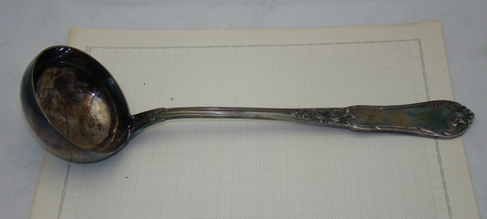 Ложка разливательная половник старинный (M343)