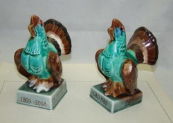 Конаковский фаянс фигурки Глухарь 2 шт. (A529)