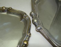 Подносы старинные 2 шт (V940)