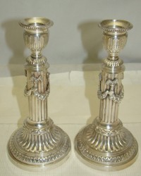 Подсвечники старинные пара (X763)