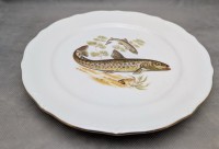 Johann Seltmann Vohenstrauss винтажная тарелка Форель (A924)