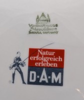 Johann Seltmann Vohenstrauss винтажная тарелка Форель (A924)