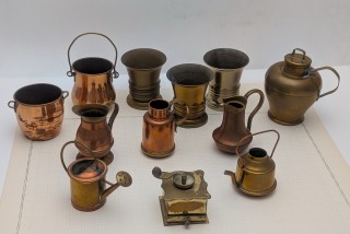 Миниатюры винтажные кукольная посуда 12 шт. (B219)