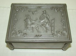 Шкатулка оловянная (P733)