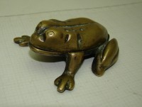 Шкатулка пепельница "Лягушка" (P845)