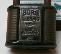 Замок навесной маленький старинный (L195)