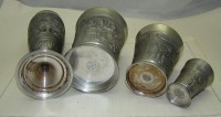 BMF винтажный набор оловянной посуды 4 предмета (Y701)