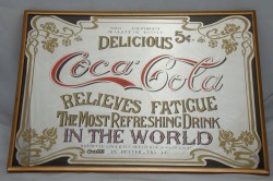 Зеркальная барная табличка Coca-Cola (M443)