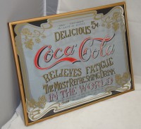 Зеркальная барная табличка Coca-Cola (M443)