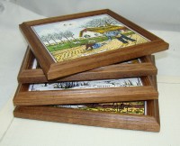 Украшения настенные винтажные Времена года 4 шт. (M640)