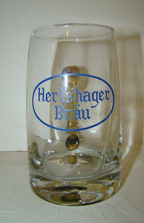 Кружка пивная маленькая HERTSHAGER BRAU (T344)
