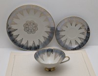 Zeh Scherzer & Co винтажная чайная тройка.  (B120)