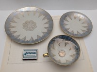 Zeh Scherzer & Co винтажная чайная тройка.  (B120)