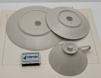 Zeh Scherzer & Co винтажная чайная тройка.  (B120)