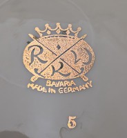 Zeh Scherzer & Co винтажная чайная тройка.  (B120)