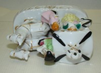 Фигурка фарфоровая винтажная Карета (A532)