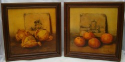 Репродукции натюрморты винтажные 2 шт. (W775)