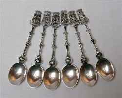 Ложки чайные "Гербы" 6 шт. (J368)