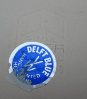 Delft Blue плакетки - кафельные плитки Мельницы 6 шт. (X884)