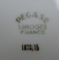 Limoges шкатулка винтажная фарфоровая Pegase (Y803)