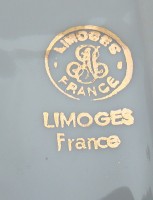 Limoges лоточек узкий фарфоровый винтажный (M153)