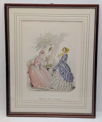 Репродукция винтажная с тиснением (B026)