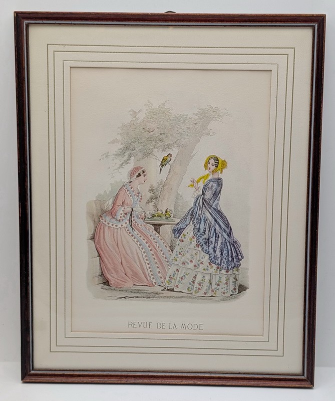 Репродукция винтажная с тиснением (B026)