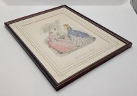 Репродукция винтажная с тиснением (B026)