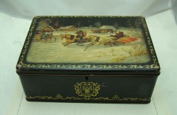 Коробка жестяная коллекционная "Тройка" (U932)