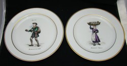 Тарелки Лимож фарфоровые 2шт (V944)