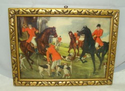 Винтажный принт в рамке Охота (W776)