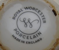 Royal Worchester кодлеры пашотницы фарфоровые винтажные 3 шт. (A236)