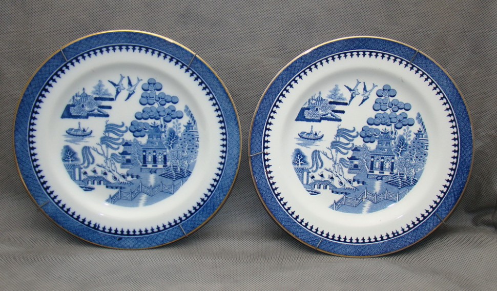 Minton тарелки старинные 2 шт. (A336)