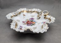 Блюдо конфетница винтажная Цветы (A928)