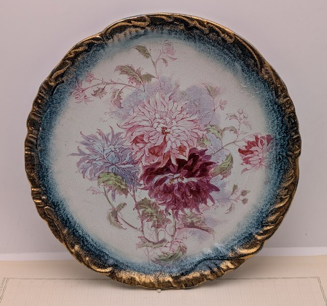 Empire Works старинная английская тарелка (B123)