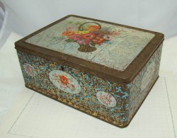Коробка жестяная коллекционная "Цветы" (U933)