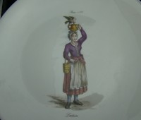 Тарелки Лимож фарфоровые 3шт (V945)