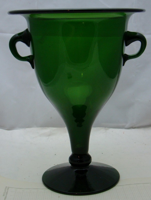 Ваза из цветного стекла большая (W086)