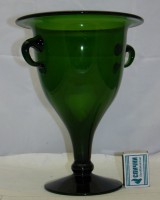 Ваза из цветного стекла большая (W086)